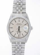 Pre-Owned 36mm Rolex Datejust with Engine Turned Bezel
